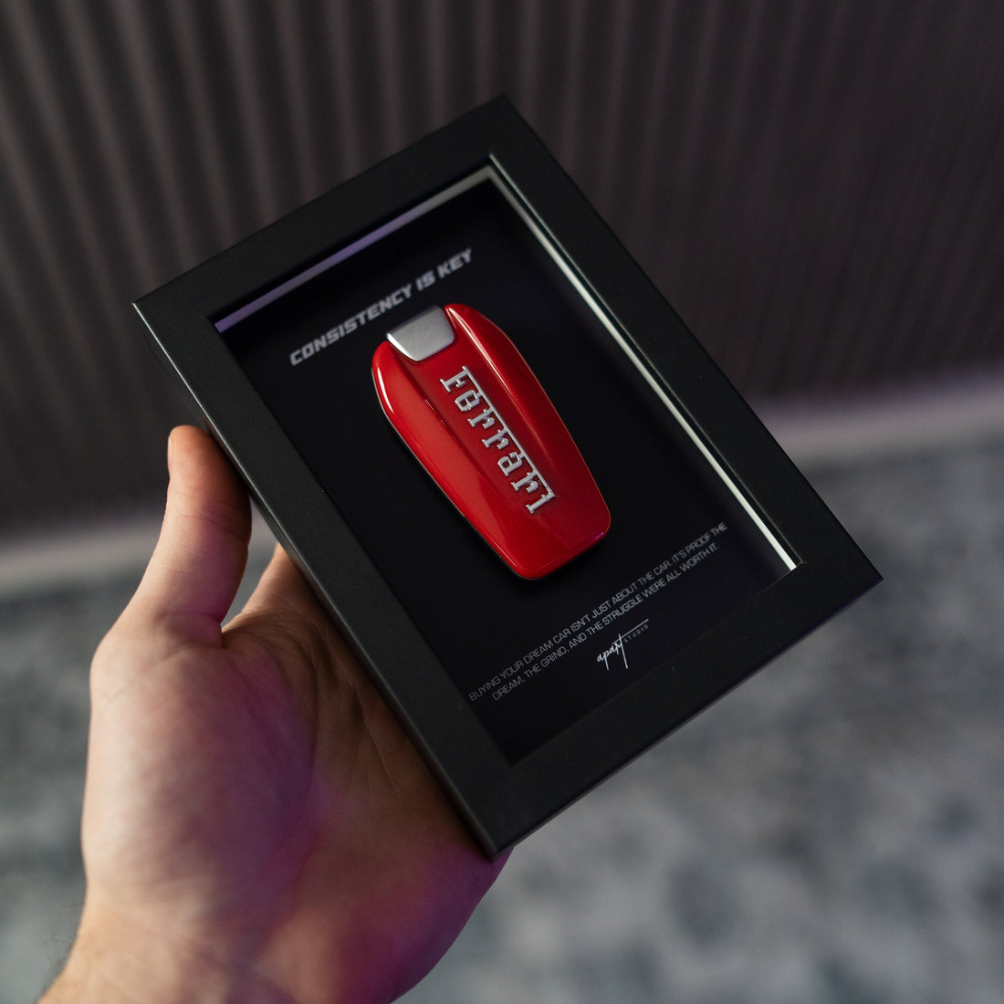 Consistency is Key - Ferrari