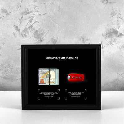 Entrepreneur Starter Kit Ferrari packaging and unboxing experience, luxury gift bundle by Apart Studio