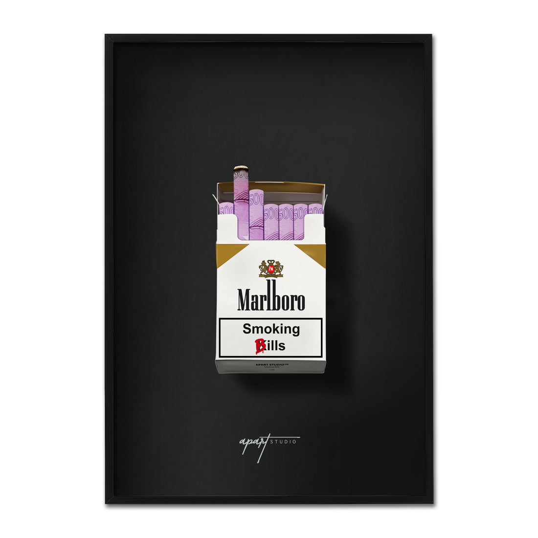 Smoking Bills Print - EUR - Apart studio