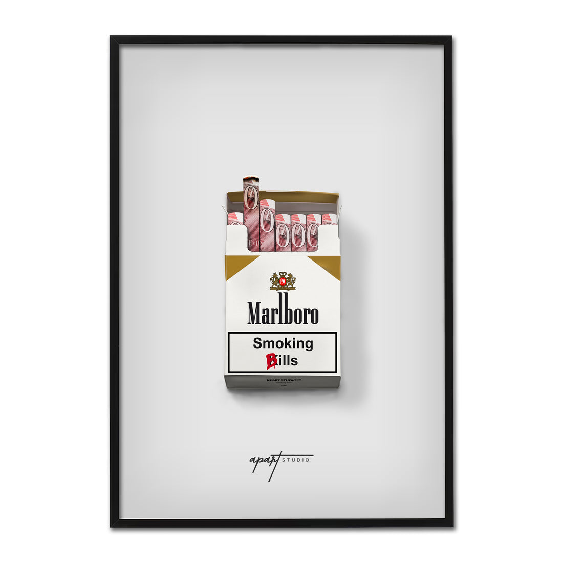 Smoking Bills Print - GBP - Apart studio