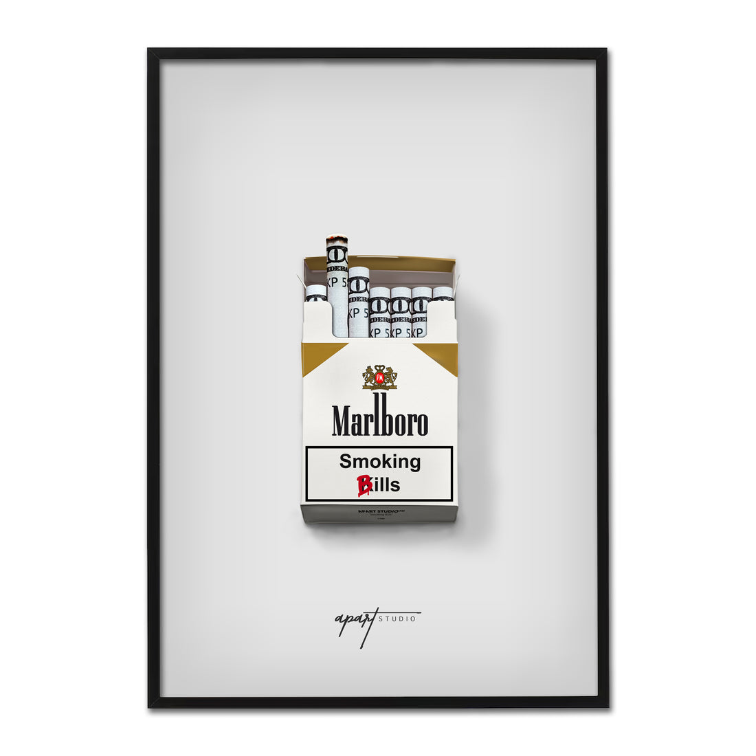 Smoking Bills Print - USD - Apart studio