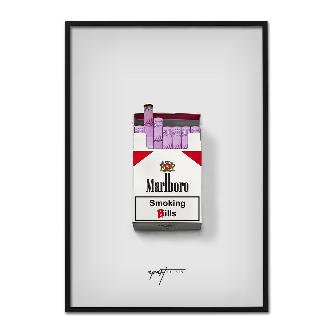 Smoking Bills Print - EUR - Apart studio