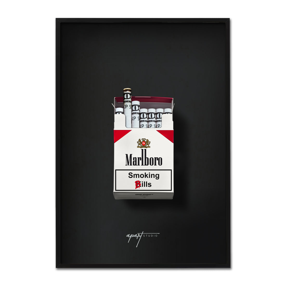 Smoking Bills Print - USD - Apart studio