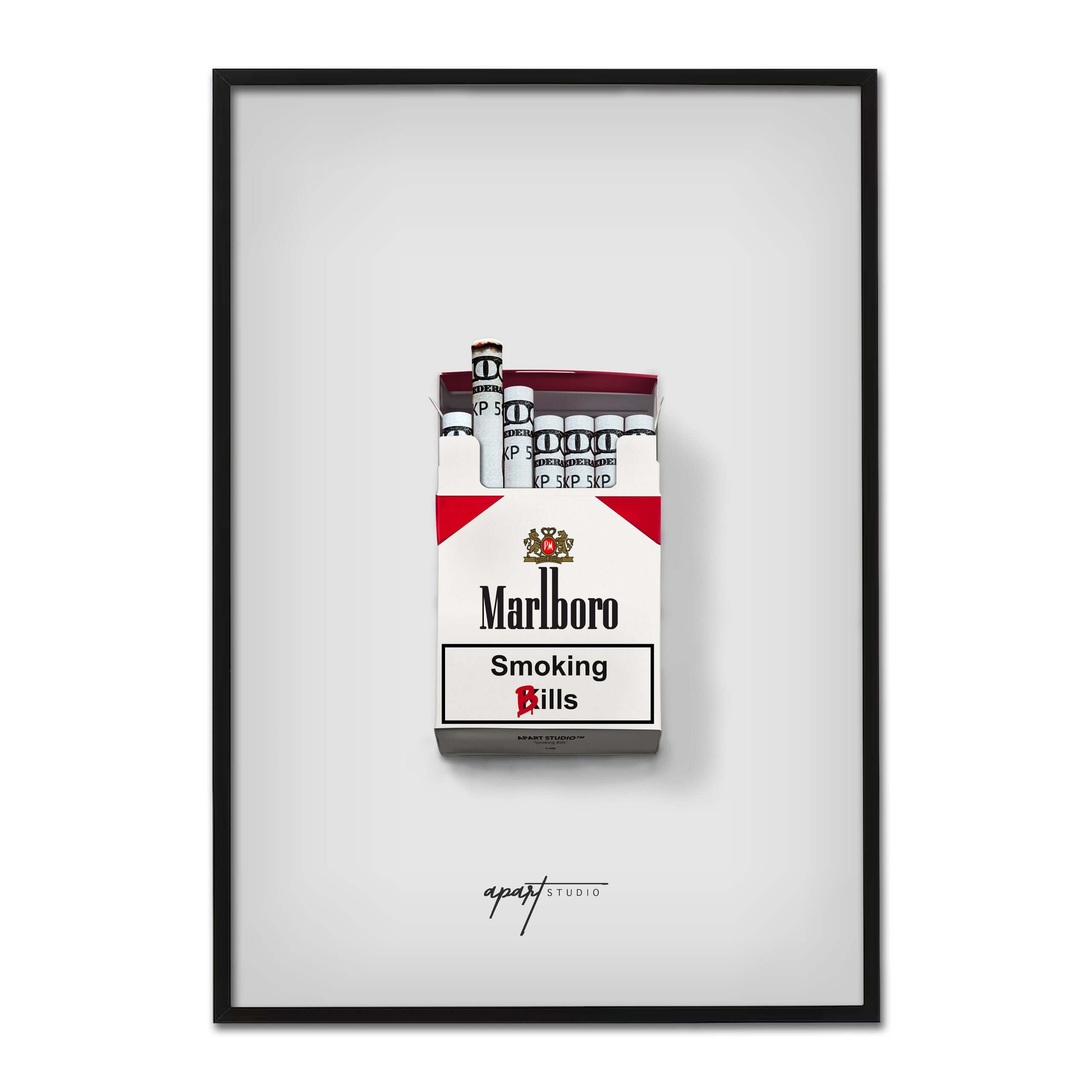 Smoking Bills Print - USD - Apart studio