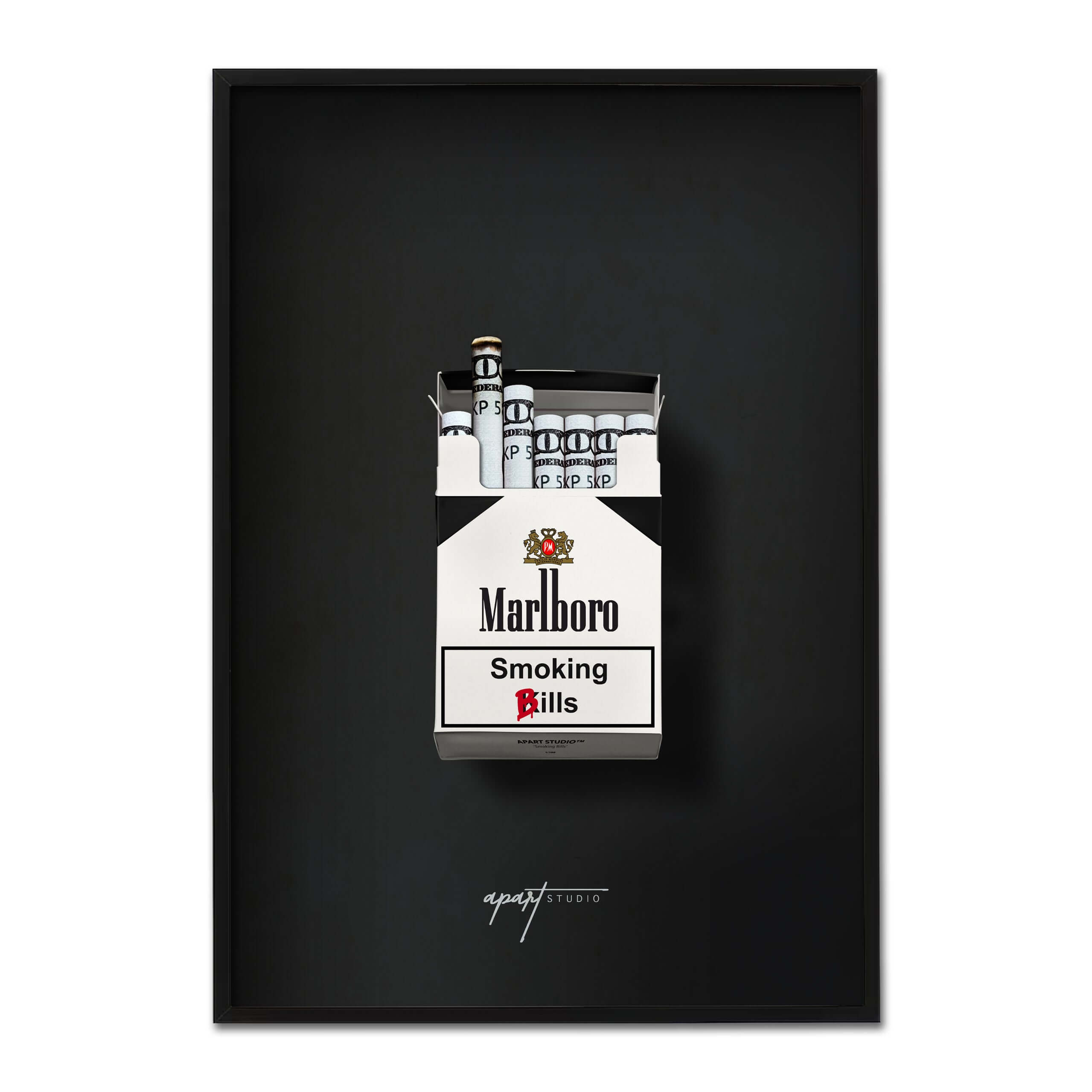Smoking Bills Print - USD - Apart studio