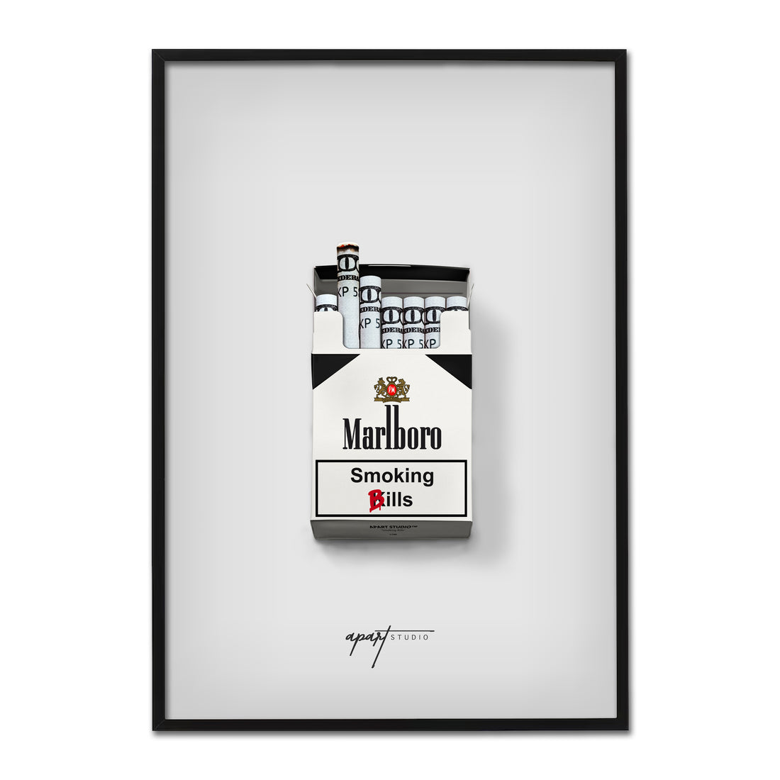 Smoking Bills Print - USD - Apart studio